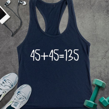 Tank Top Solid Midnight Navy / XS Gym Math Tank