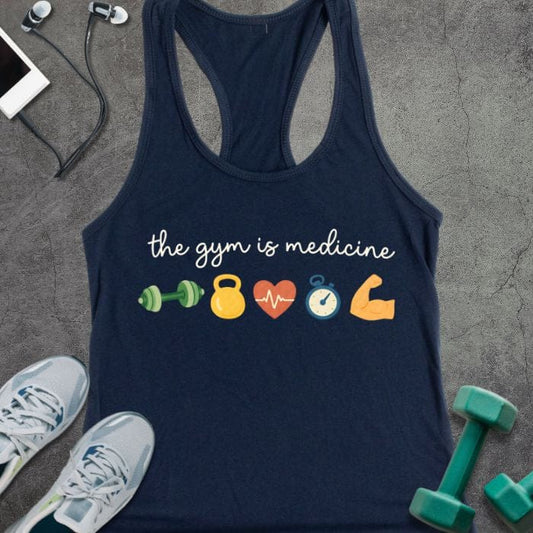 Tank Top Solid Midnight Navy / XS Gym Medicine Tank