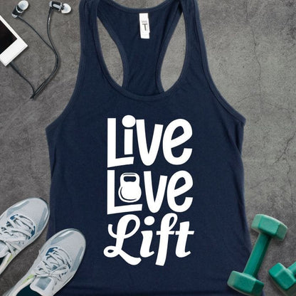 Tank Top Solid Midnight Navy / XS Live Love Lift Tank