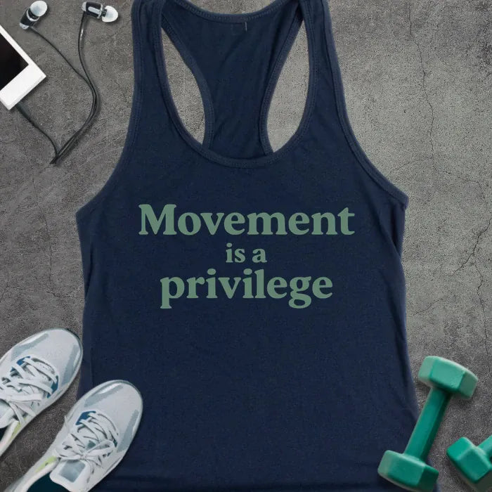 Tank Top Solid Midnight Navy / XS Movement Privilege Racer Tank