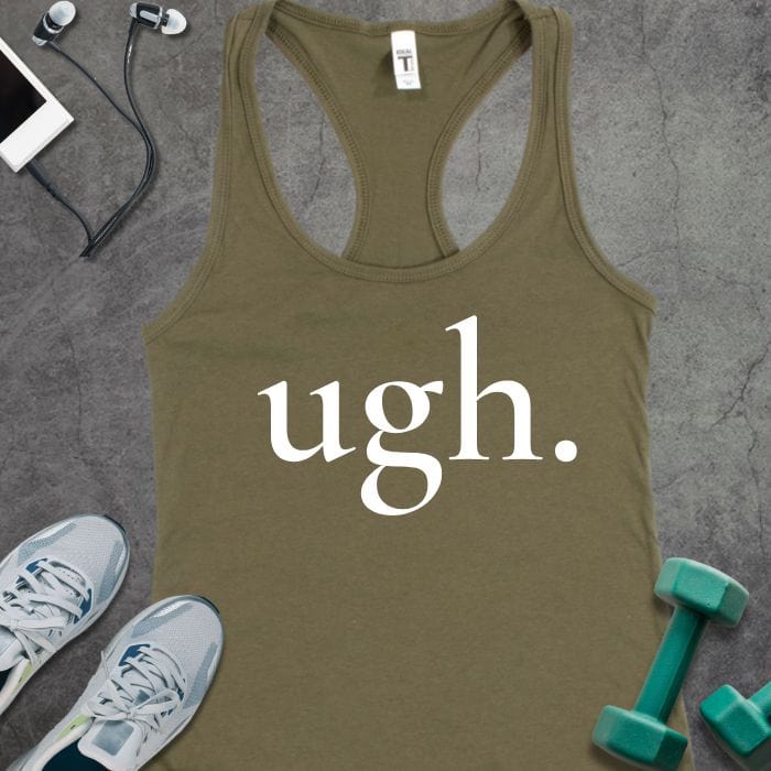 Tank Top Solid Military Green / XS Ugh. Tank