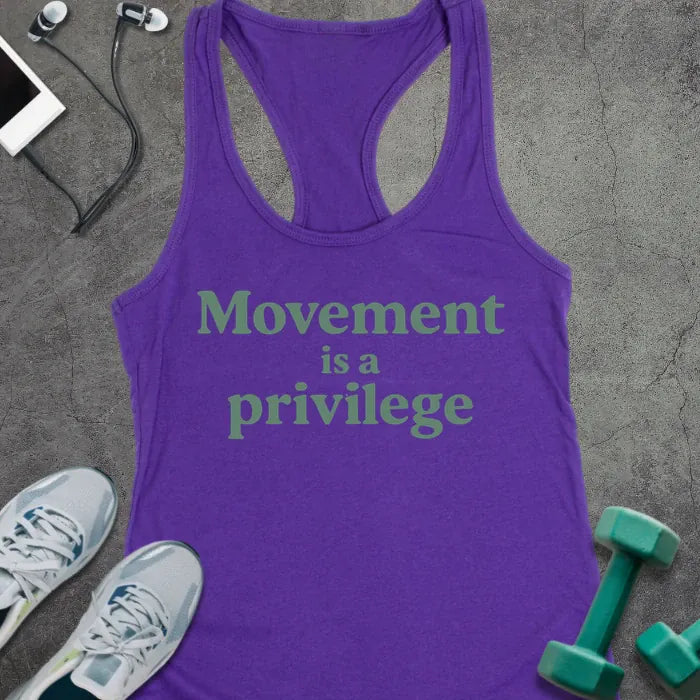 Tank Top Solid Purple Rush / XS Movement Privilege Racer Tank