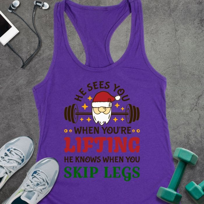 Tank Top Solid Purple Rush / XS See You Lifting Tank