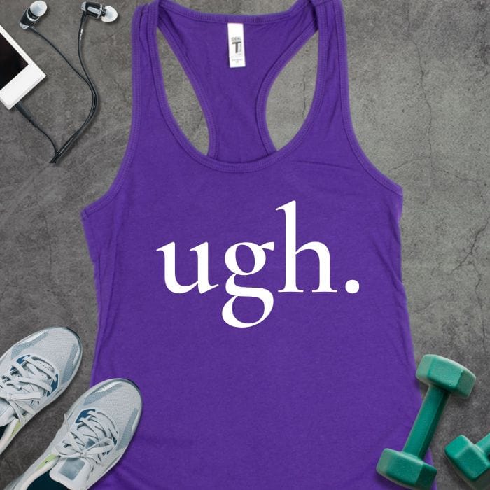 Tank Top Solid Purple Rush / XS Ugh. Tank