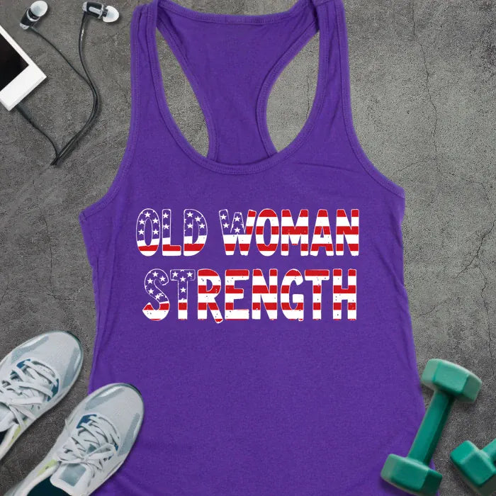 Tank Top Solid Purple Rush / XS Woman Strength