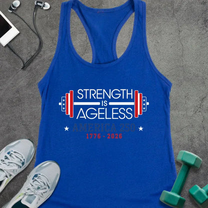 Tank Top Solid Royal / XS America Ageless
