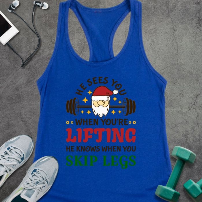 Tank Top Solid Royal / XS See You Lifting Tank