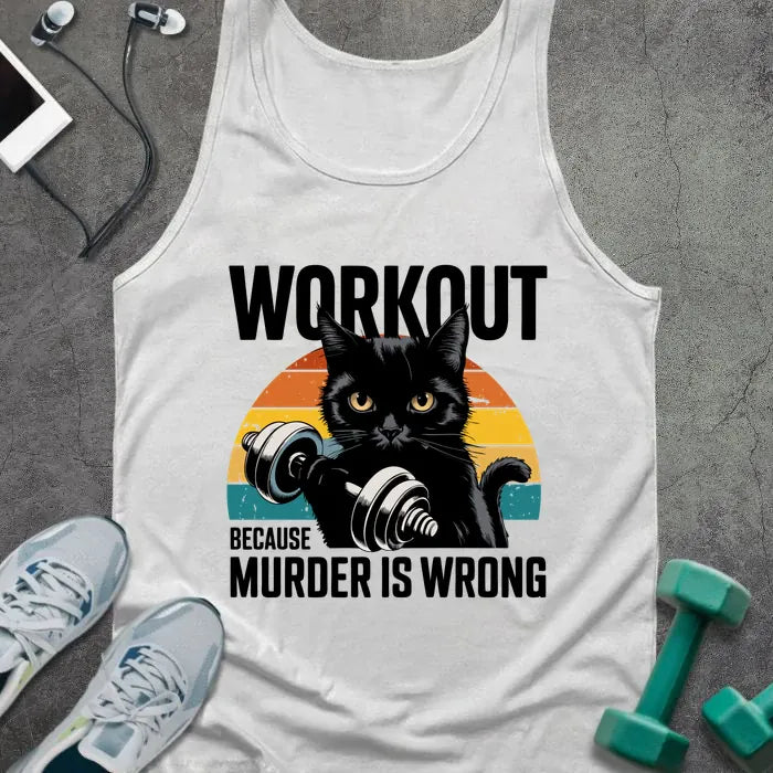 Tank Top White / XS Murder is Wrong Tank