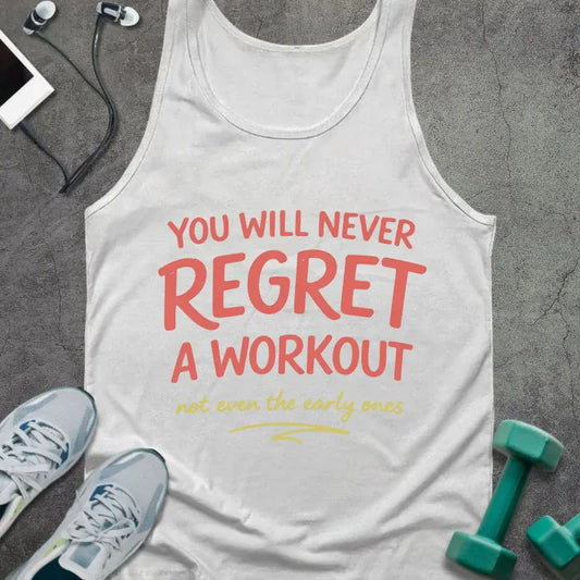 Tank Top White / XS Never Regret Tank