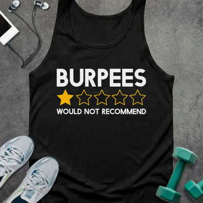 Tank Top XS / Black Burpees Review Tank