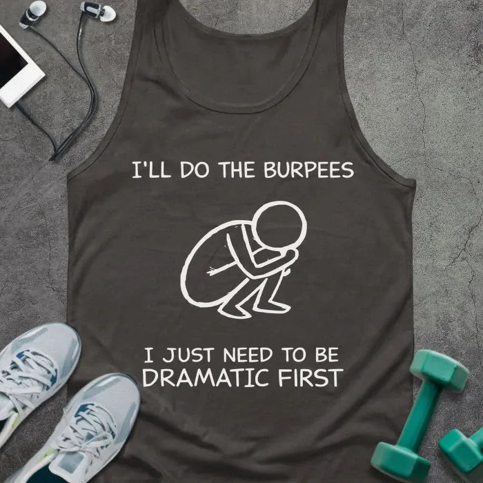 Tank Top XS / Dark Grey Dramatic First Tank