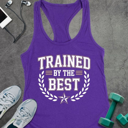 Tank Top XS / Solid Purple Rush Trained By The Best Tank