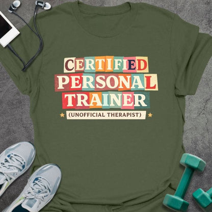T-Shirt Military Green / S Unofficial Therapist T-Shirt