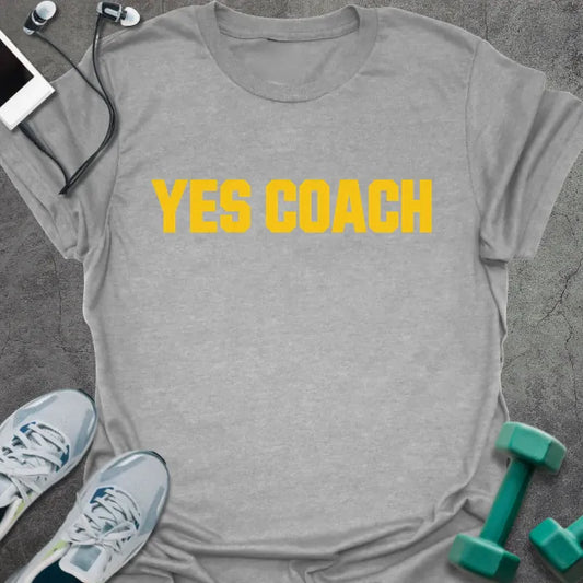 T-Shirt Sport Grey / M Yes Coach T-Shirt